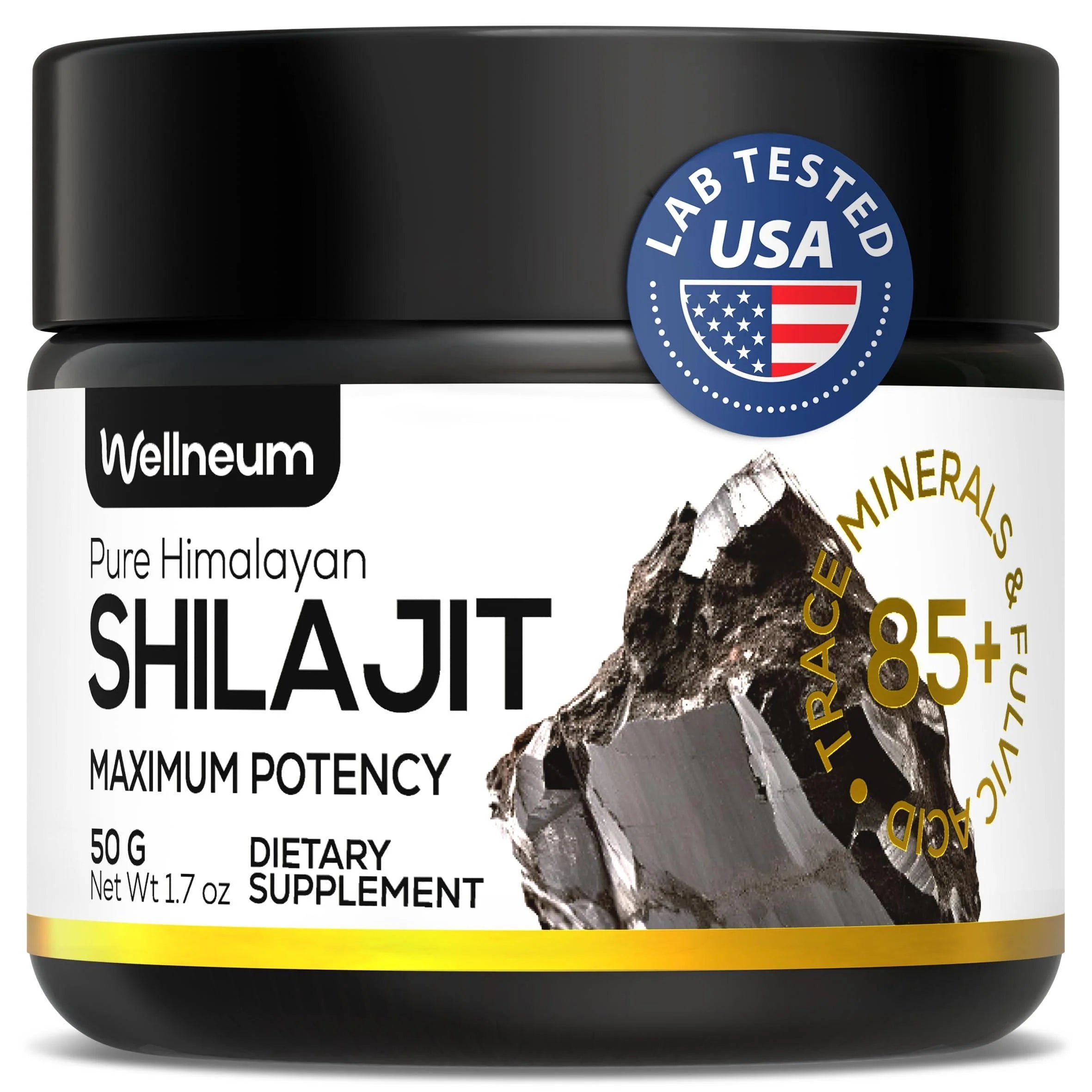 Shilajit Resin Shilajit Pure Himalayan Organic for Maximum Potency Energy Immunity and Detox Natural Himalayan Mumiyo for Men and Women with Trace Minerals and Fulvic Acid 83 Servings 50G